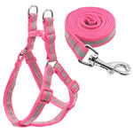 Nylon Reflective Dog Harness Leash