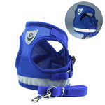 Dog Harness Vest Reflective Walking Lead Leash